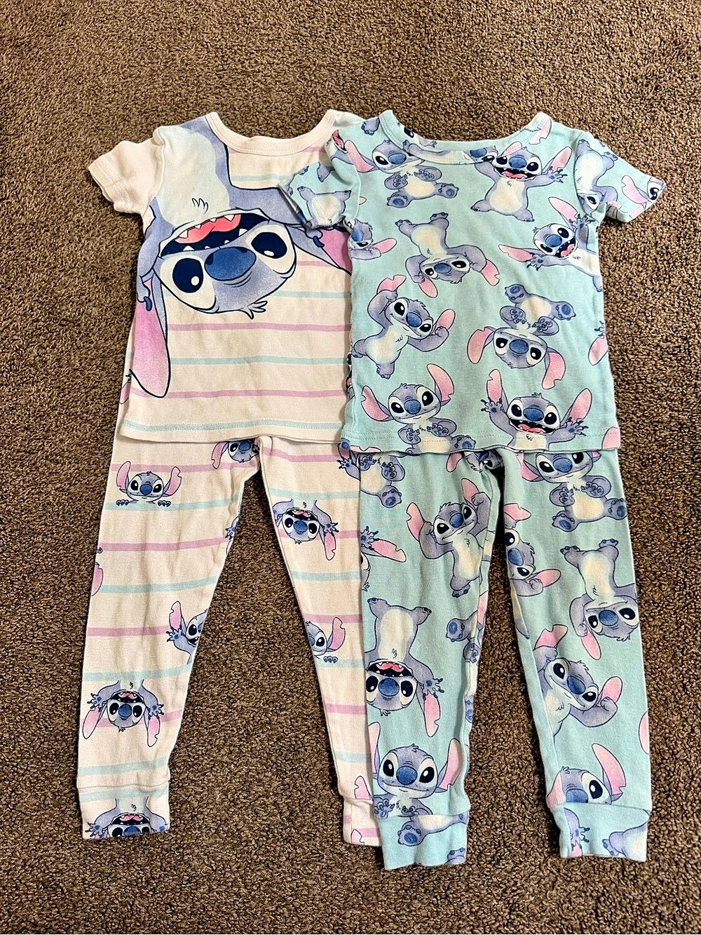 Disney Toddler Stitch Pajama Sets